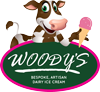 Woodys Ice Cream Logo